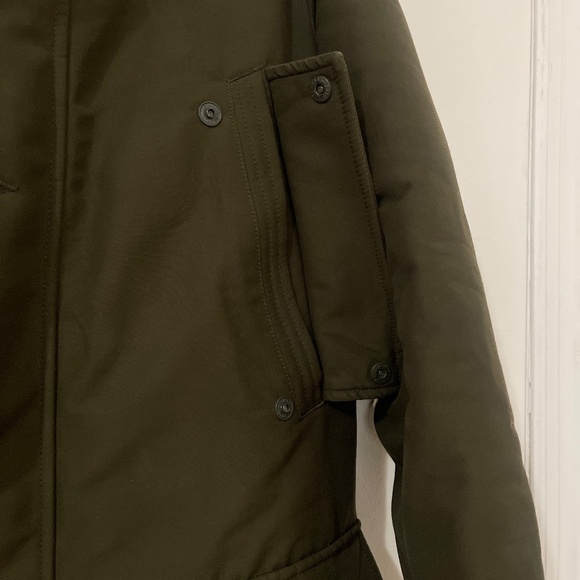 UNIQLO Men’s Ultra Warm Hybrid Down Coat Jacket | XXS / 2XS | Olive - Picture 14 of 14